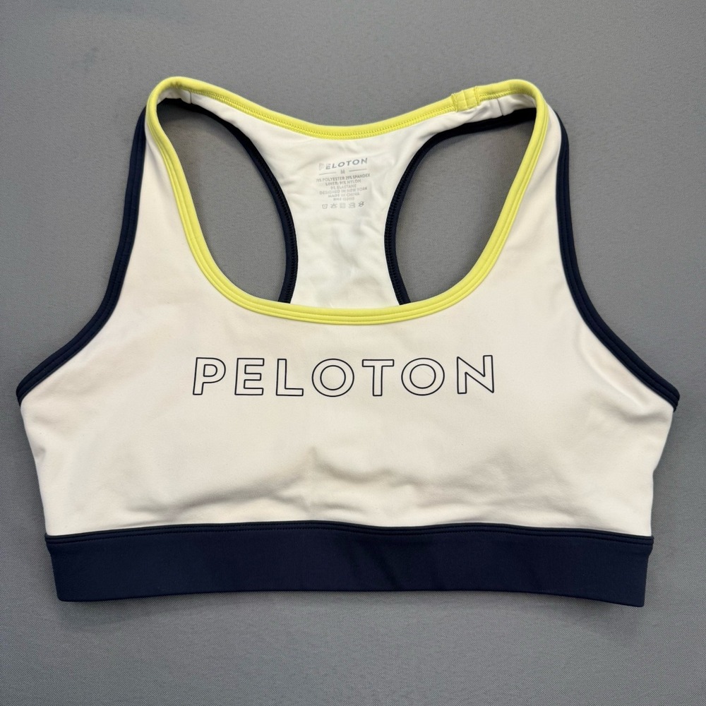 Peloton Cadent Racerback Colorblock Bra Sz Medium
